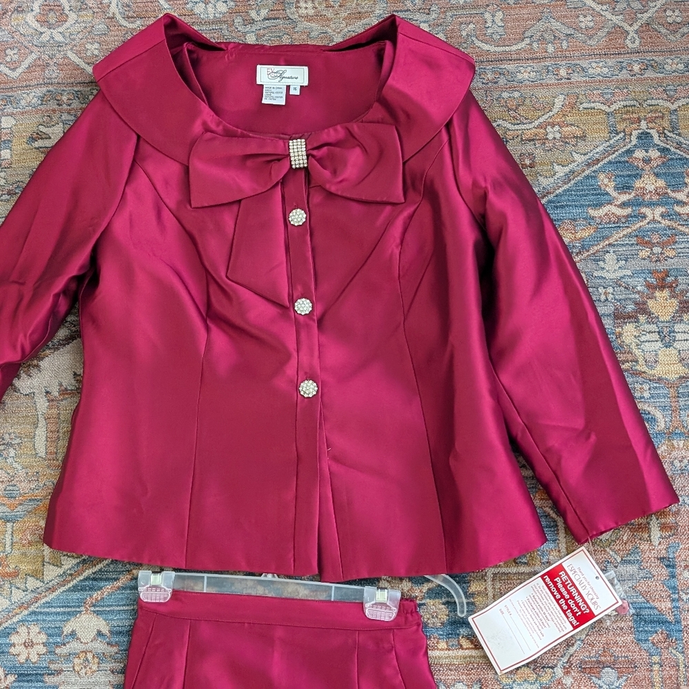 Especially Yours 2 Piece Burgundy Suit